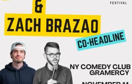 Jake Velazquez & Zach Brazao Presented by the New York Comedy Festival 