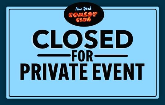 Closed For Private Event