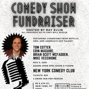 A Benefit for Grey Bull Rescue New York Comedy Club, New York, NY