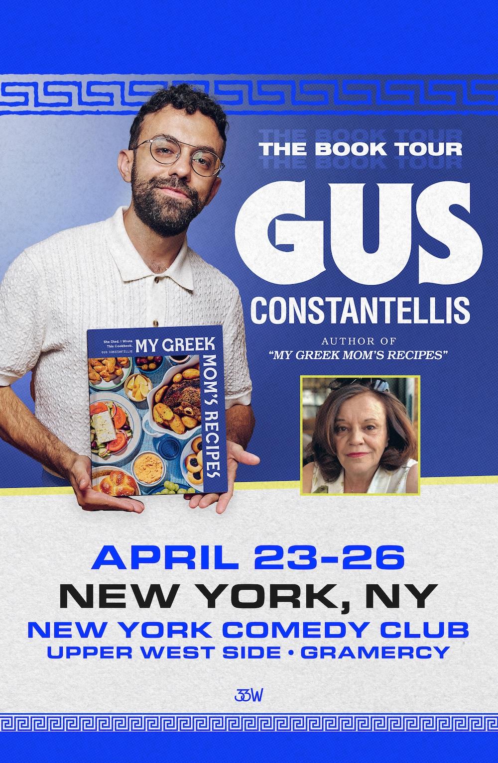 GUS CONSTANTELLIS - THE BOOK TOUR