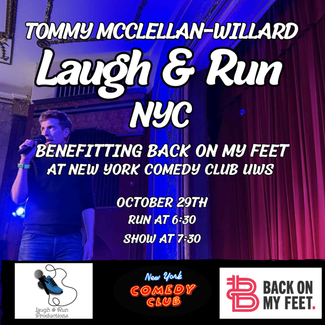 Laugh &amp; Run with Tommy McClellan-Willard