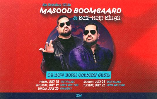 AN EVENING W/ MASOOD BOOMGAARD & SELF-HELP SINGH