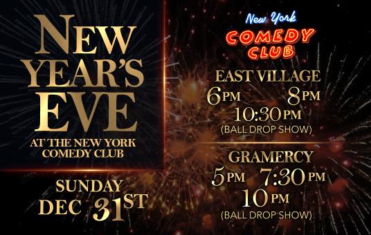 New Year's Eve at New York Comedy Club ft. Krystyna Hutchinson, Rell Battle, Eric Neumann, Ashley Austin Morris