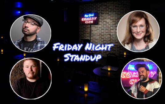Friday Night Online Standup ft Jess Salomon, Alexis Guerreros, Brendan Sagalow and James Mattern