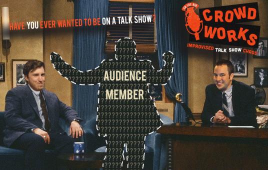 Crowd Work: Improvised Talk Show Chaos