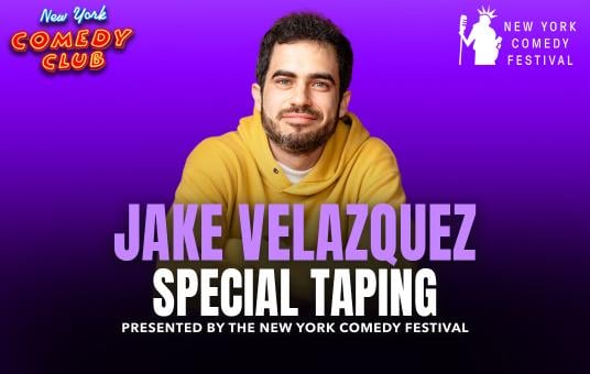 Jake Velazquez Special Taping Presented by the New York Comedy Festival